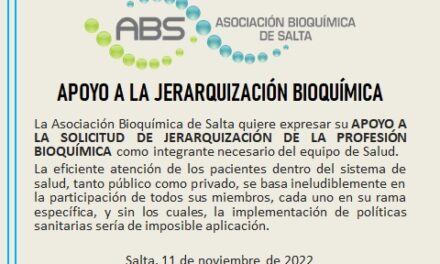 APOYO A LA JERARQUIZACIÓN BIOQUÍMICA